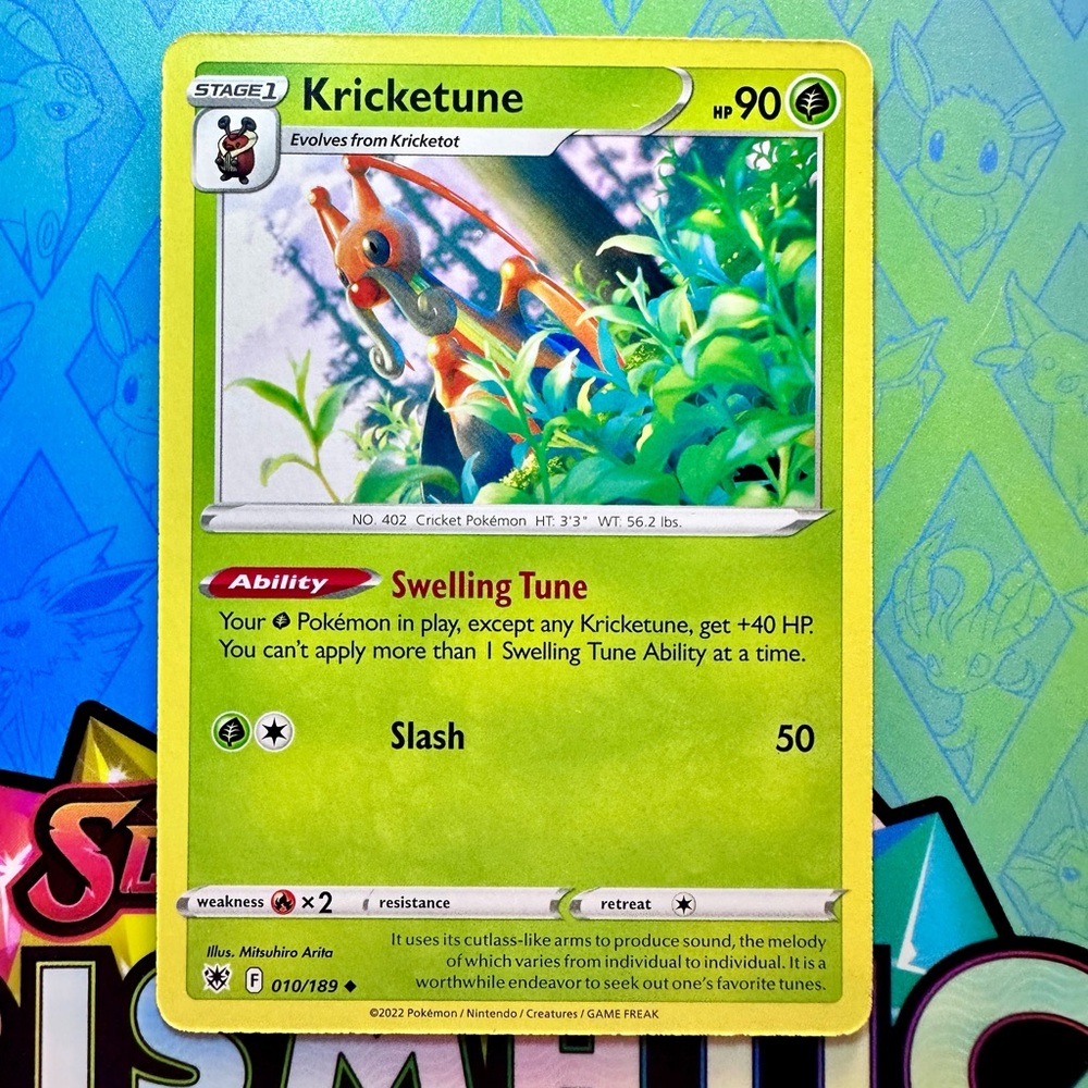 kricketune (010/189) - uncommon — pokémon: astral radiance